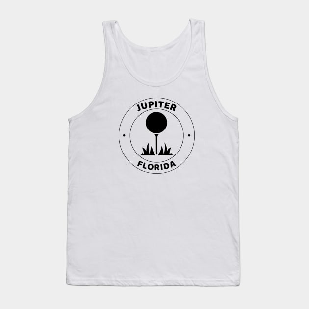 Jupiter, Florida Golf Tank Top by Mountain Morning Graphics